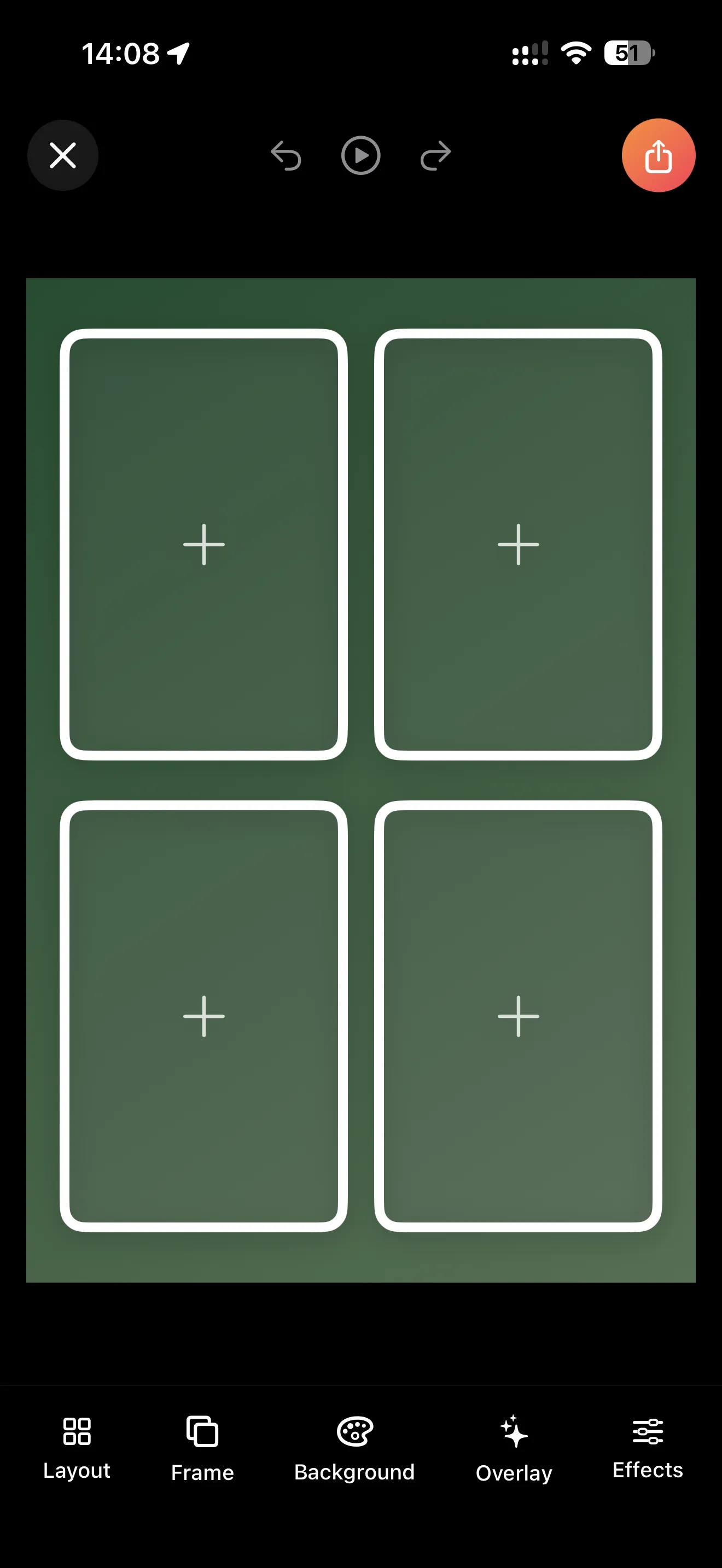 PhotoT carousel layout editor